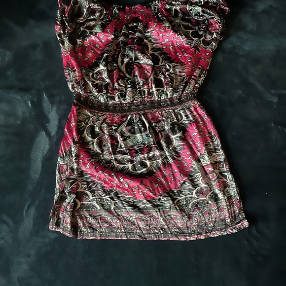 Dereon by Beyoncé Mini Dress with multicolored print! - Picture 2 of 2